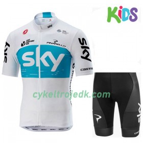 Cykeltøj + Cykelshorts Børn 2018 Team Sky N001